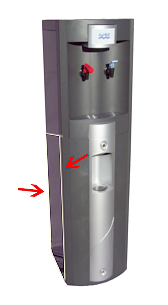 (image for) Alpine Water Coolers AWC07SPLF Left Side Panel for Terminator Floor Model
