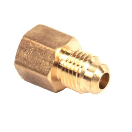 (image for) Bloomfield 2E-70451 CONNECTOR, FLARE, BRASS , 1/4" MALE X 1/8"FPT