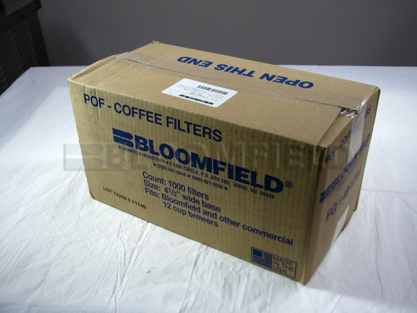 (image for) Bloomfield 8706-110 Paper Coffee Filters (pk 500)