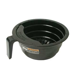 (image for) Bunn 20583.0003 FUNNEL W/DECALS,BLACK PLASTIC