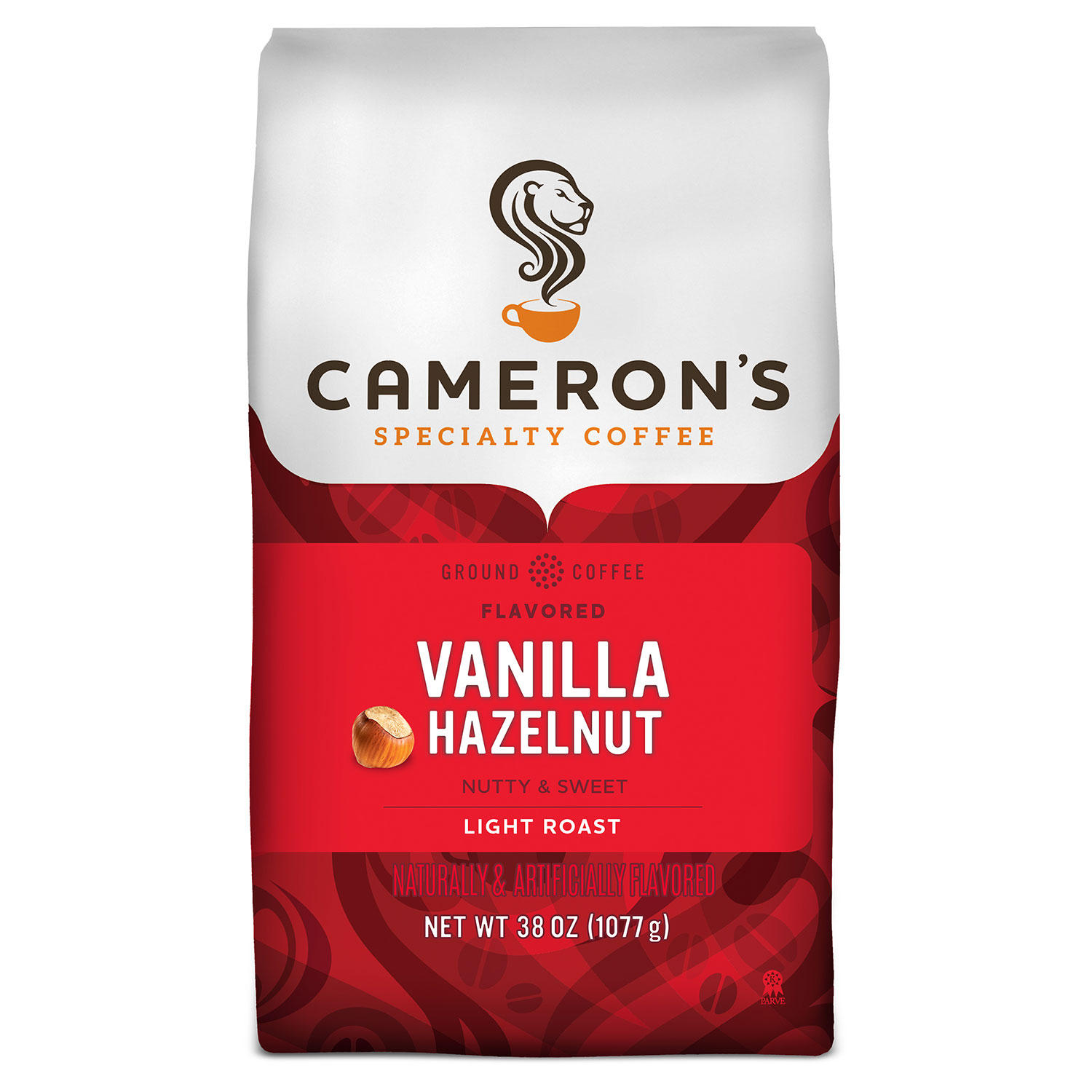 (image for) Cameron's Specialty Ground Coffee Vanilla Hazelnut (38 oz.)