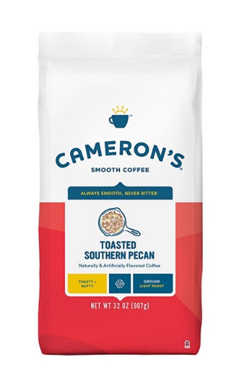 (image for) Cameron's Specialty Ground Light Roast Coffee Toasted Southern Pecan (32 oz.)