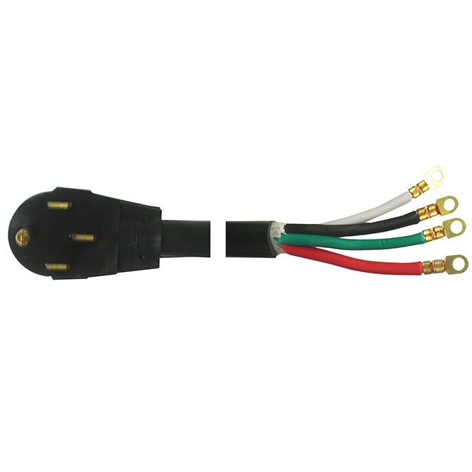 (image for) Discount Coffee Equipment 4CORD50 220V 50 A 4' Power Cord
