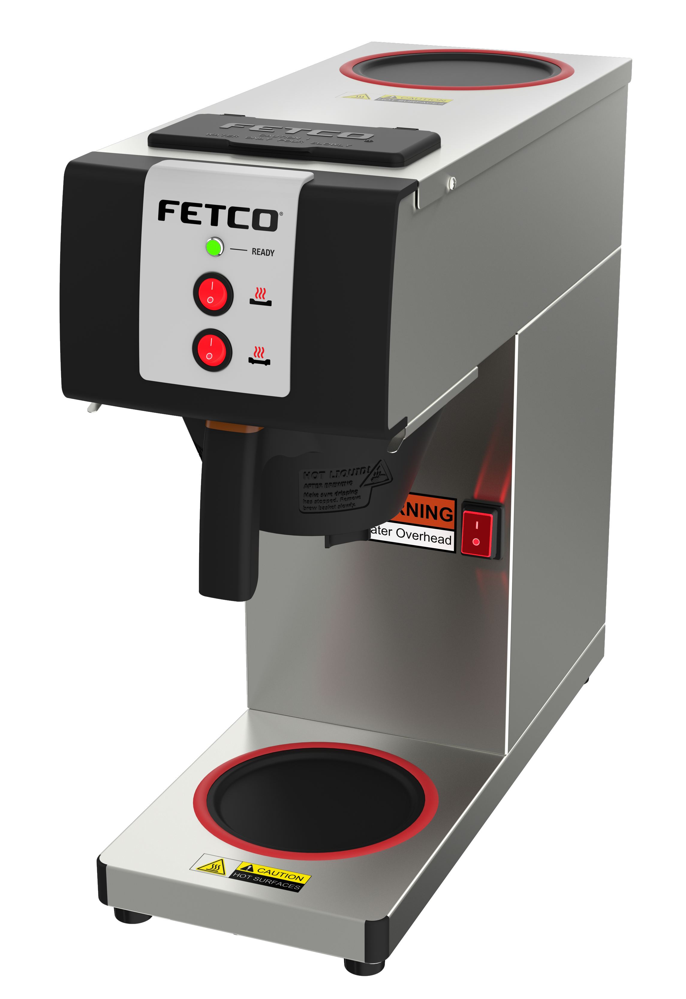 (image for) Fetco CBS-2121-PW 0.5G Pourover Brewer for Glass Servers