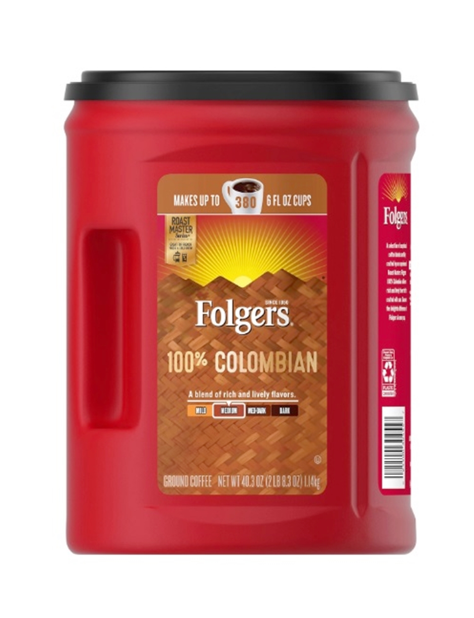 (image for) Folgers 100% Colombian Coffee (40.3 oz.)