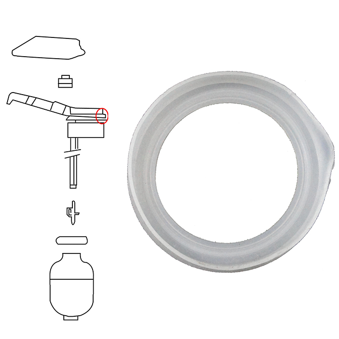 (image for) HHD APK7006 Replacement Rubber Stopper Gasket