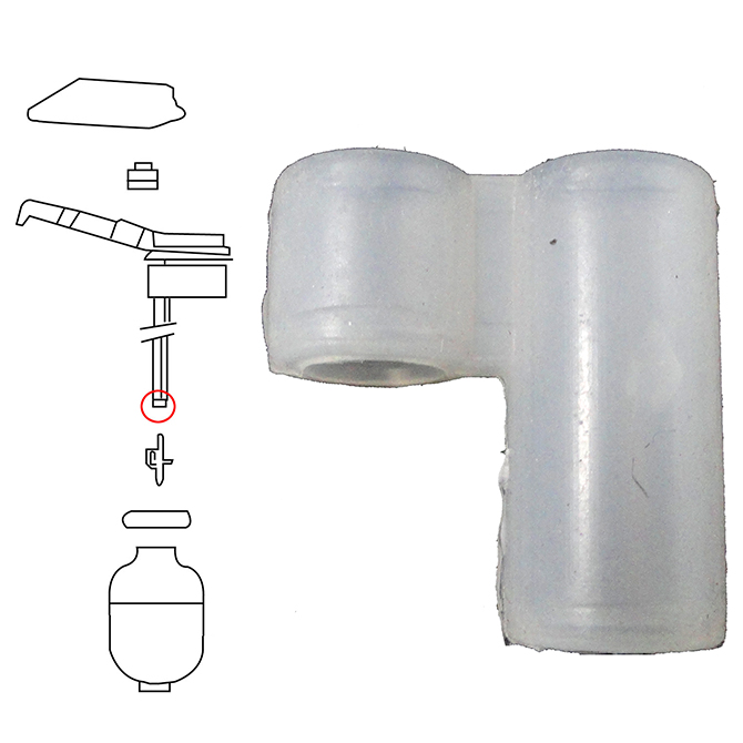(image for) HHD APK7007 Replacement Rubber Pipe End