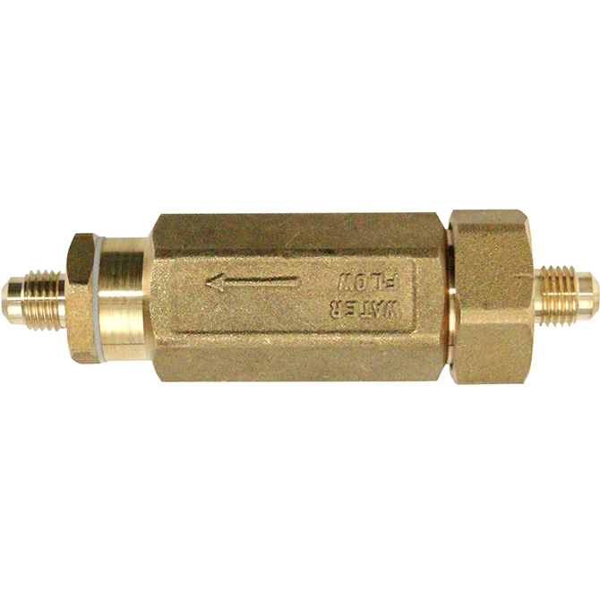 (image for) HHD B23820.1A Brass Strainer 1/4 Male Flare with Screen