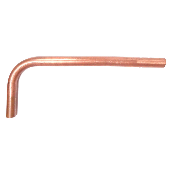 (image for) HHD CTE6-2 Copper Tube Elbow 2.5" L x 3/8"