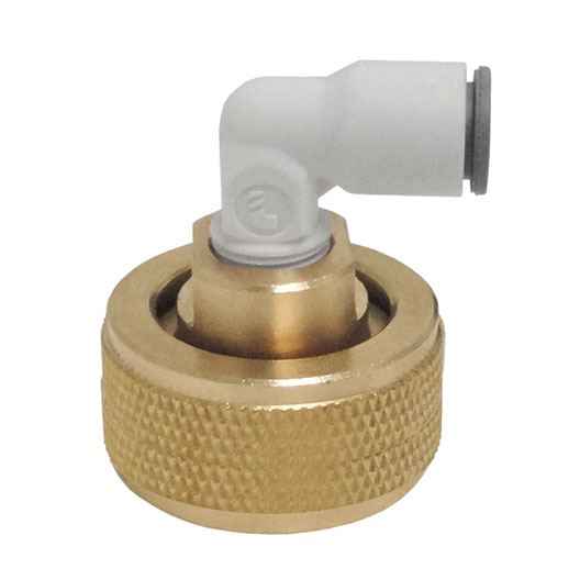 (image for) HHD FBSPEG4 Female Garden Hose BSP with 1/4 Quick Connect Elbow