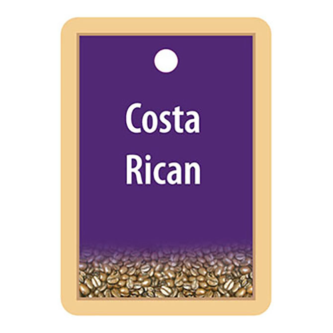 (image for) HHD FT468CR Flavor Tag Costa Rican
