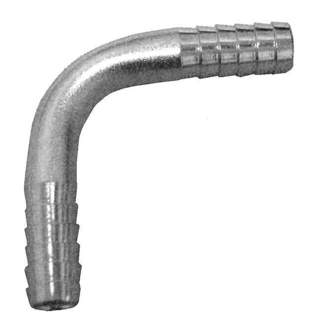(image for) HHD HBE46 1/4 x 3/8 Hose Barb Elbow