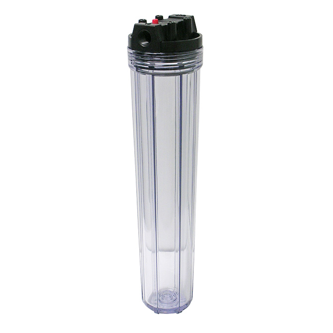 (image for) HHD HOC Filter Housing Clear 10" 1/4" Port