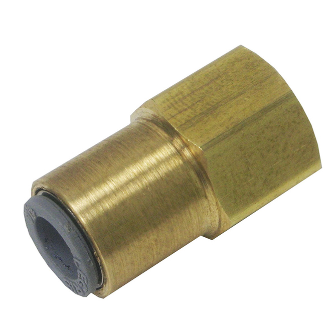 (image for) LIQUIfit LBA64 Female Flare Brass Adapter 3/8 Tube x 1/4 F Flare