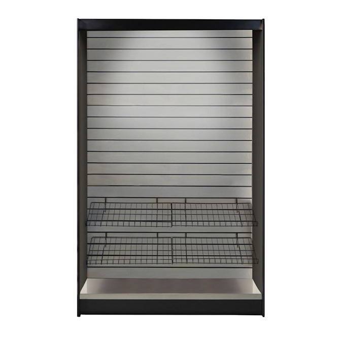 (image for) All State MMS491-DS Micro Market Stand - Stainless Steel Slats