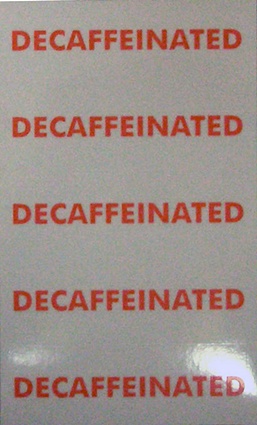 (image for) HHD VLD Decaf Vinyl Flavor Labels