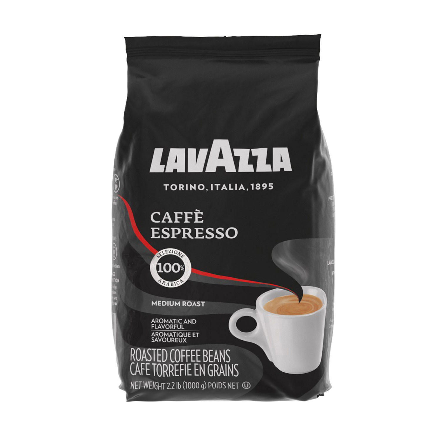 (image for) Lavazza Cafe Espresso Whole Bean Coffee Medium Roast (35.2 oz.)
