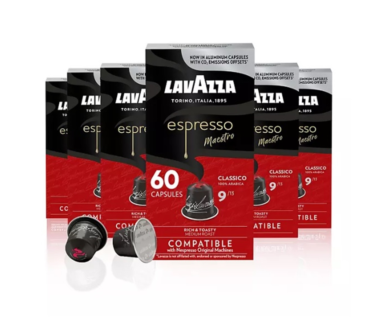 (image for) Lavazza Espresso Maestro Classico Medium Roast Capsules (60 ct.)