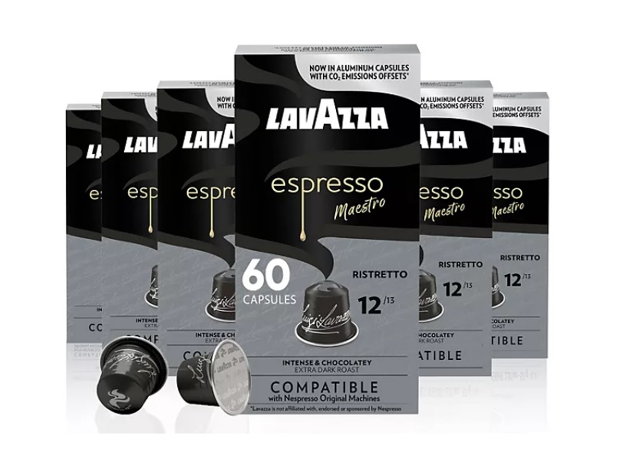 (image for) Lavazza Espresso Maestro Risteretto Dark Roast Pods (60 ct.)