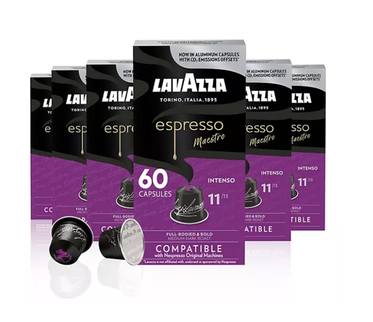 (image for) Lavazza Espresso Maestro Inteso Medium-Dark Roast Pods (60 ct.)