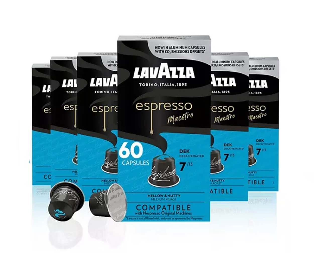 (image for) Lavazza Espresso Maestro Medium Roast Decaf Pods (60 ct.)