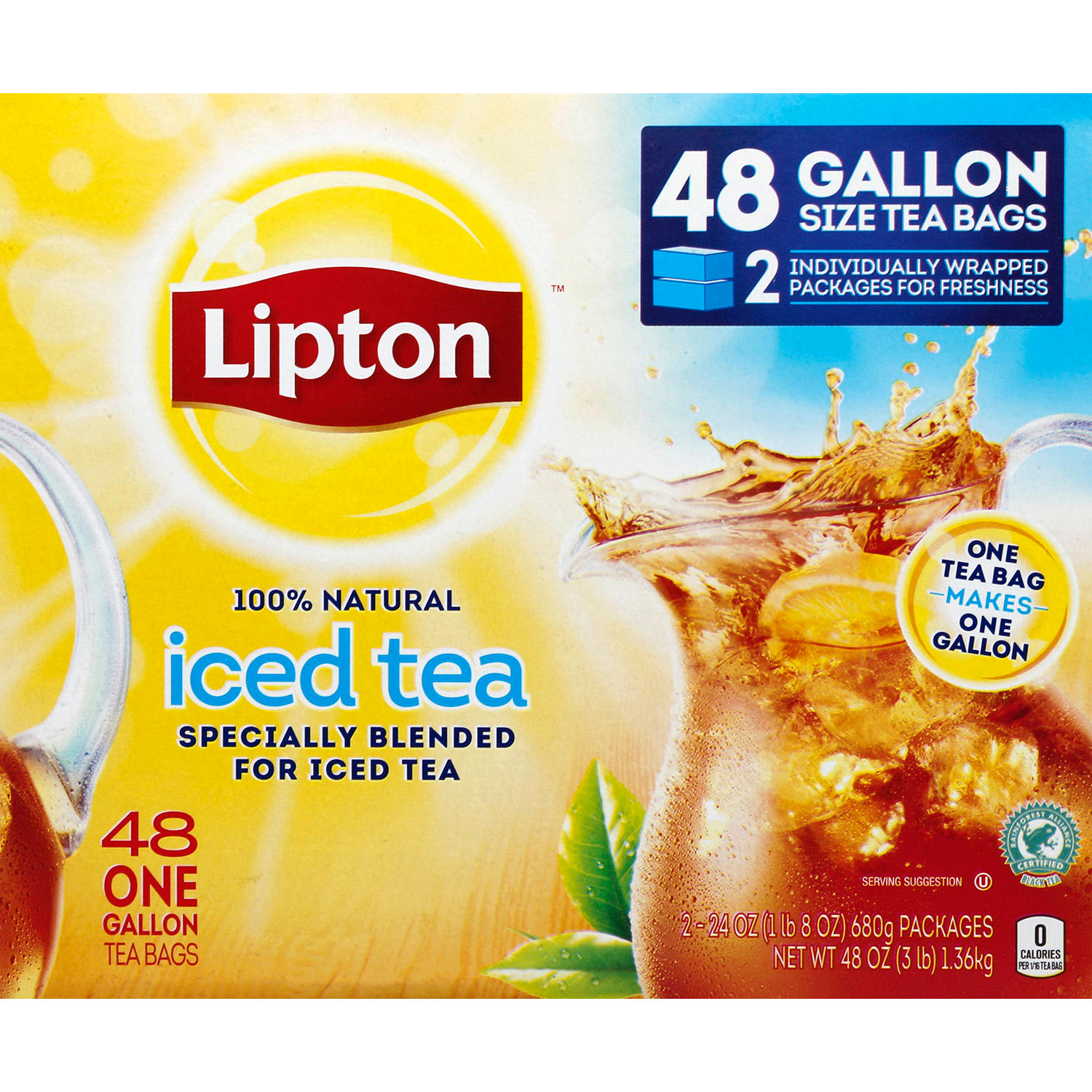 (image for) Lipton Iced Tea Gallon Size Tea Bags (48 ct.)