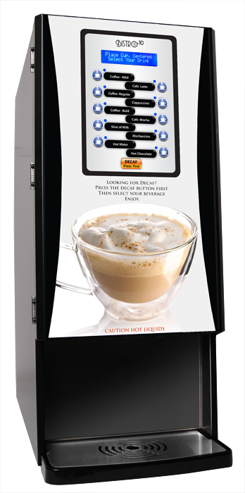 (image for) Newco 123033-BPC Bistro 10 Liquid Coffee Specialty Drink Machine
