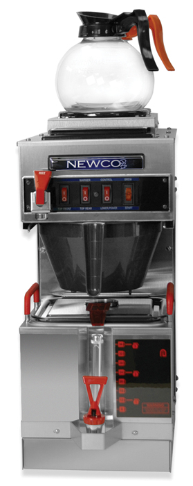 (image for) Newco GKF3-15 3 Station 1L 2U G-15 Dispenser/Glass Carafe Brewer