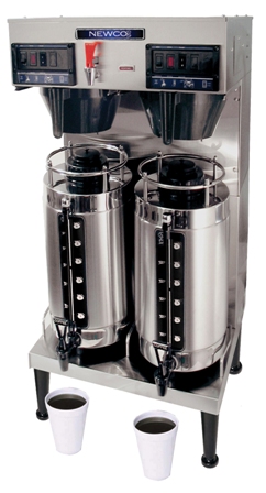 (image for) Newco GXDF-8D Twin 2 Gallon Thermal Coffee Brewer - Single Phase