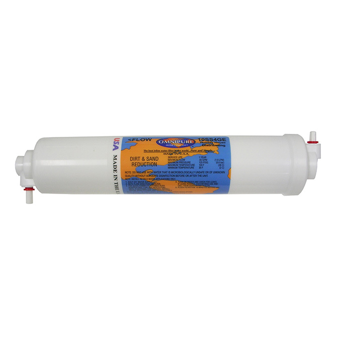 (image for) Omnipure 10SS4GE Sand/Sediment Cartridge 10" L 1/4" QC Fittings