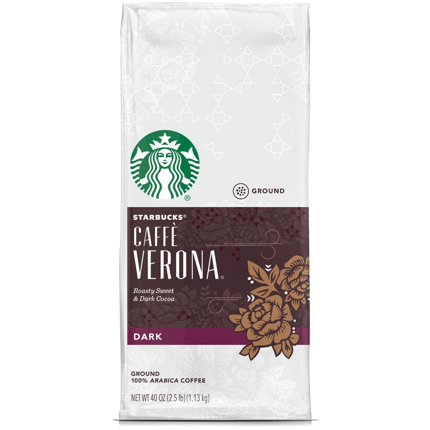 (image for) Starbucks Cafe Verona Ground Coffee Dark Roast (40 oz.)