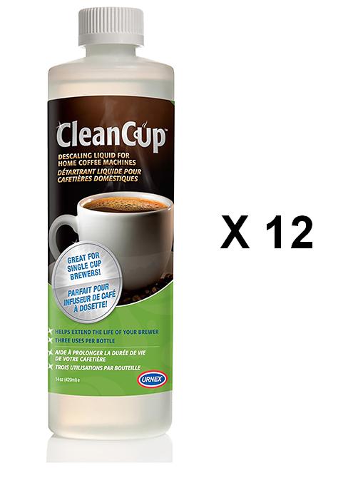 (image for) Urnex SCC12 Clean Cup Descaling Liquid (12) 14 oz Bottles