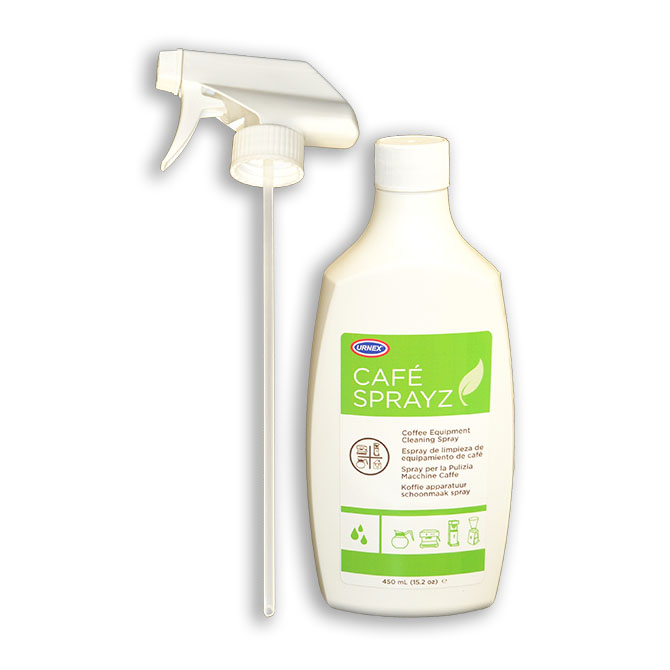 (image for) Urnex SPRAYZ Equipment Cleaning Spray 12 Bottles 15.2 oz.