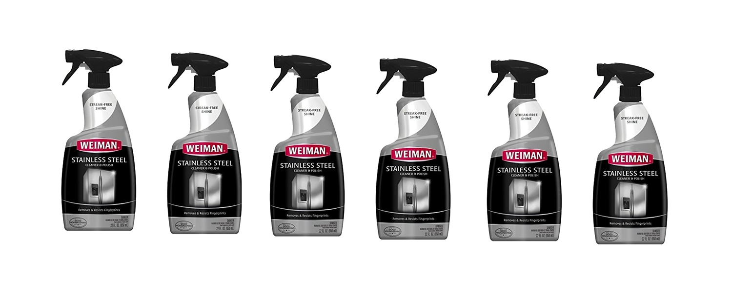 (image for) Weiman WG108 Stainless Steel Cleaner and Polish 22 oz. (6)