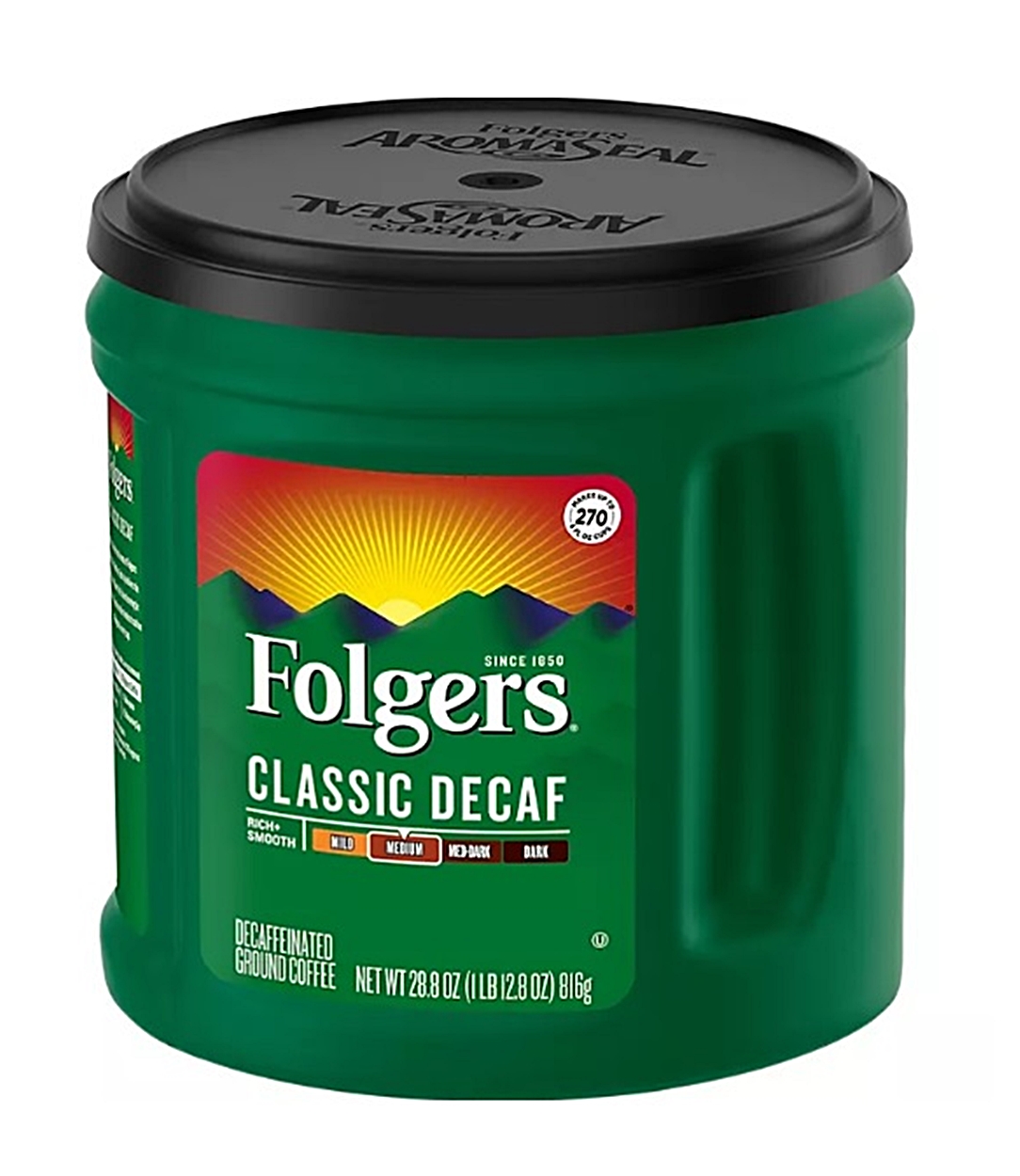 (image for) Folgers Decaffeinated Classic Roast Coffee (28.8 oz.)