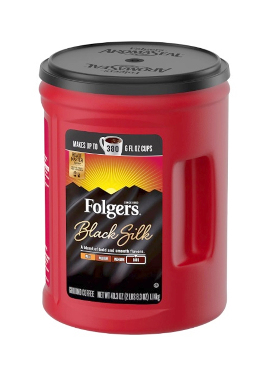 (image for) Folgers Black Silk Coffee (40.3 oz.)
