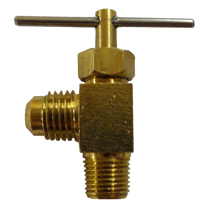 (image for) HHD ESOF42 Shut Off Valve 1/4 Flare Outlet x 1/8 MPT