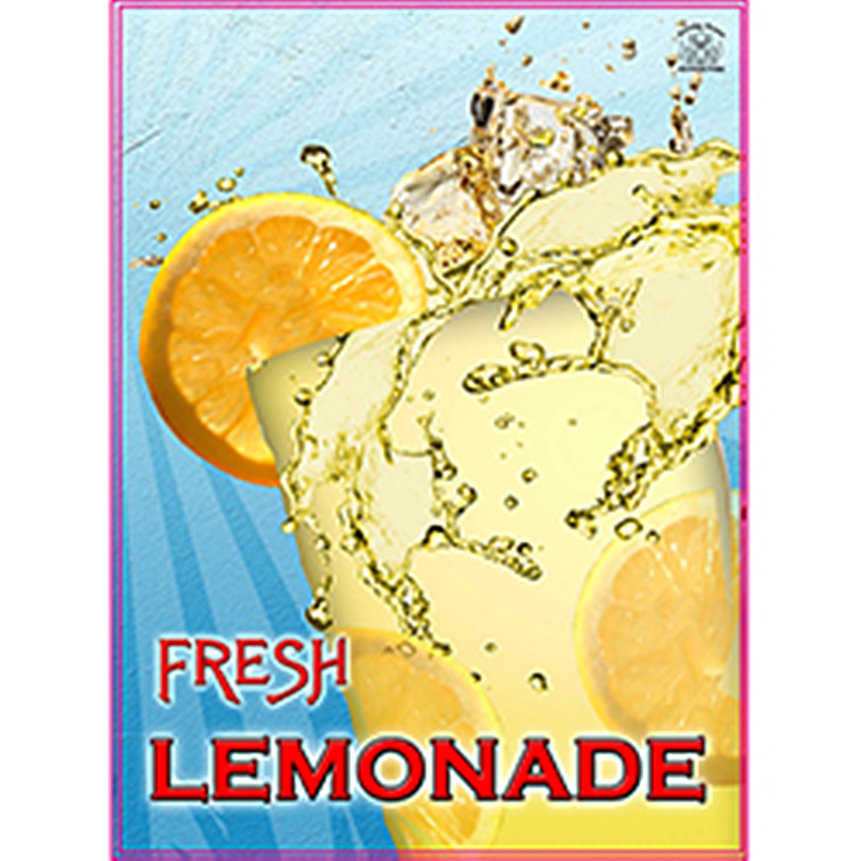 (image for) HHD FLL Fresh Lemonade Label 6.25" W x 8.5" H