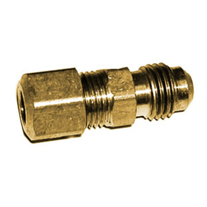(image for) HHD MFCA4 Male Flare to Compression Adapter 1/4 Flare x 1/4 Comp