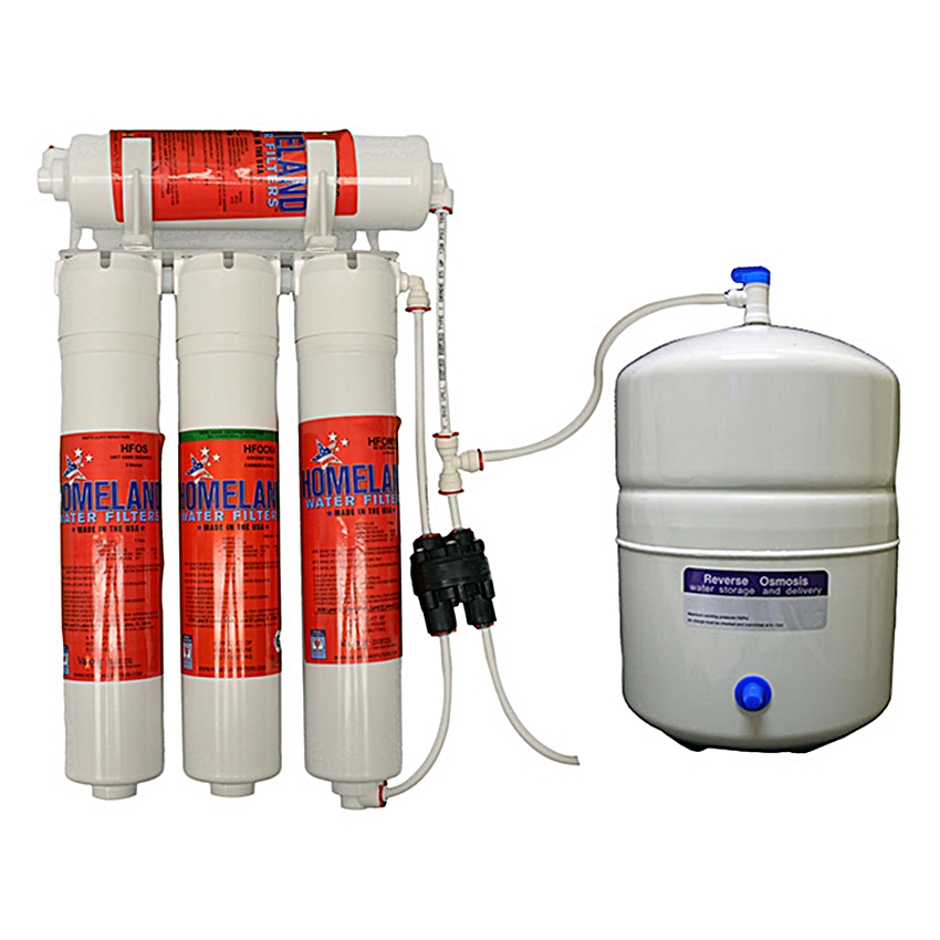 (image for) Homeland HFRO14 4 Stage Reverse Osmosis Water Filtration System w/14 Gallon Tank