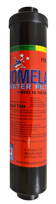 (image for) Homeland HIN10 Inline Water Filter 1/4" FPT Fittings
