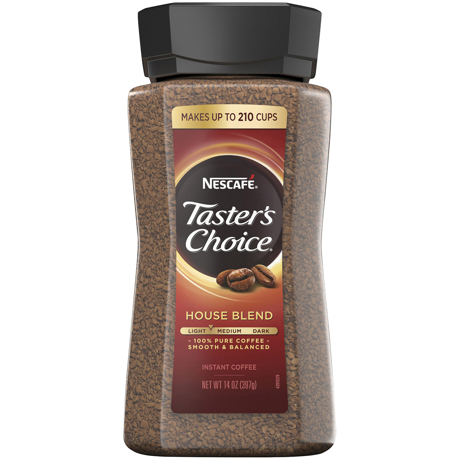 (image for) NESCAFE Taster's Choice House Blend Instant Coffee (14 oz.)
