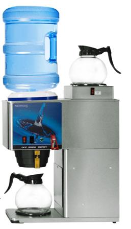 (image for) Newco KB-2F Two Warmer Bottled Water Brewer w/Faucet