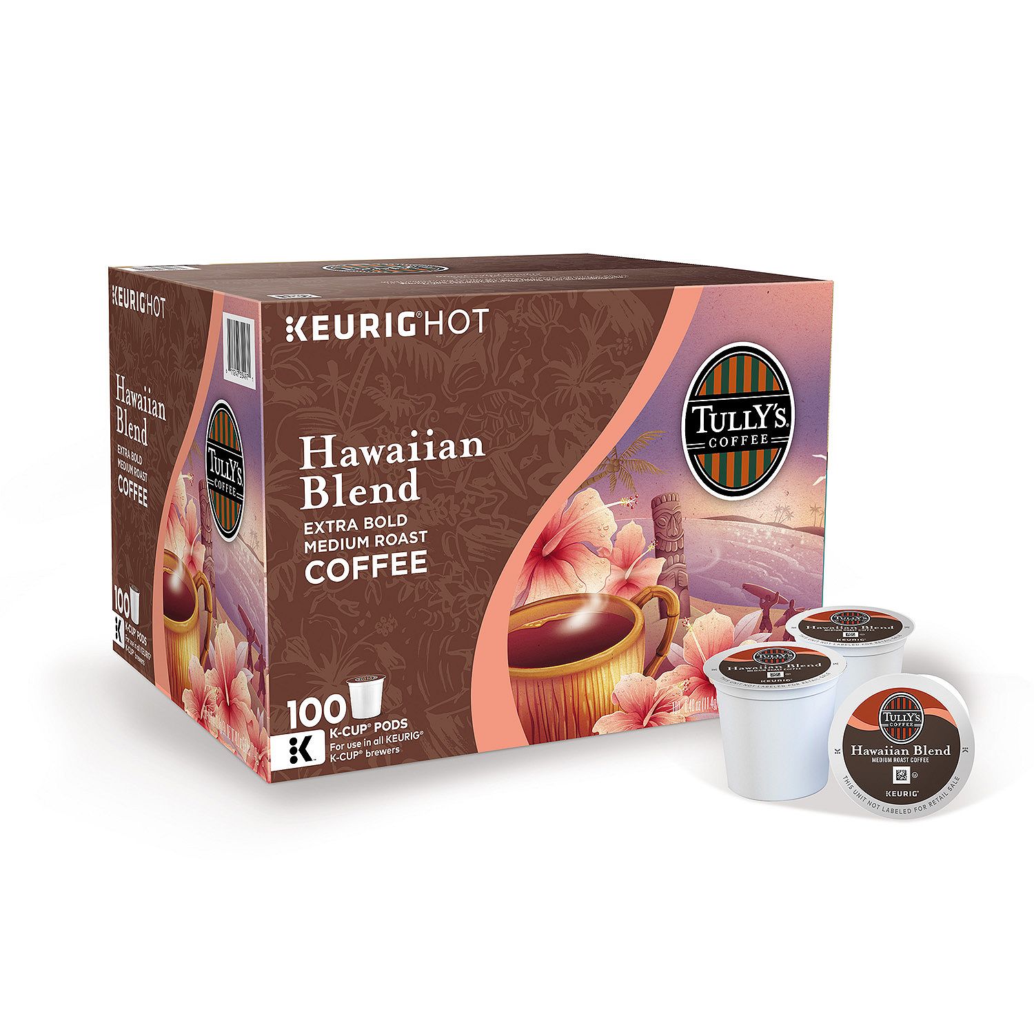 (image for) Tully's Coffee Hawaiian Blend (100 K-Cups)